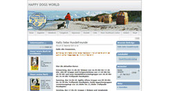 Desktop Screenshot of happydogsworld.de