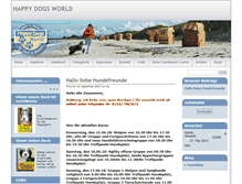 Tablet Screenshot of happydogsworld.de